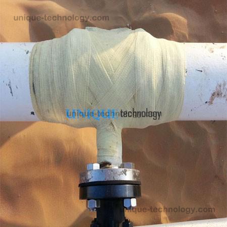 Water Activated Fiberglass Wrap pvc Pipe Joint Leak Repair Tape Pipeline Fix Kit